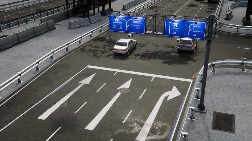 C4D城市街道路面马路资产预设 Сity Street Builder Kit