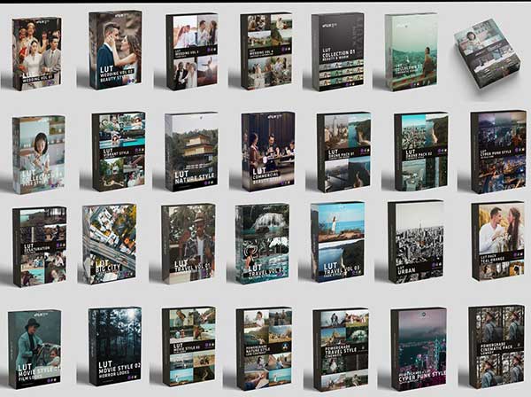 电影感婚礼旅拍商业广告视频LUTS调色预设合集 ColorWheel Store – THE ULTIMATE BUNDLE