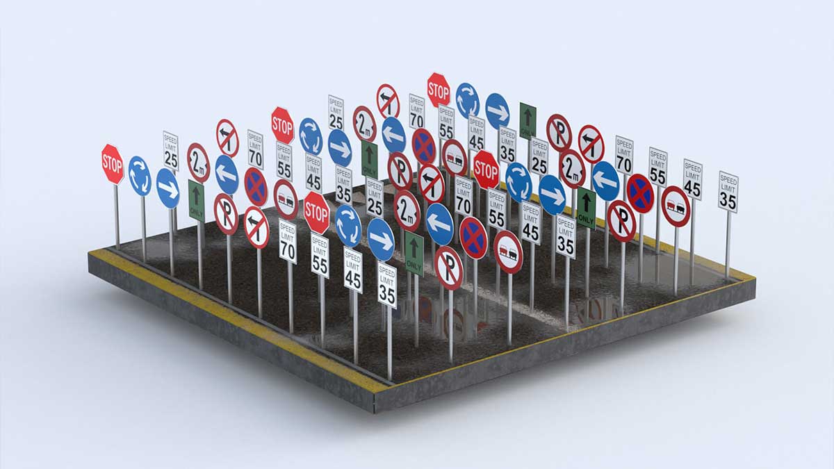 100个C4D道路沥青路面街道模型OC+RS预设(lib4d,FBX,OBJ) Cityscape + Streets Bundle