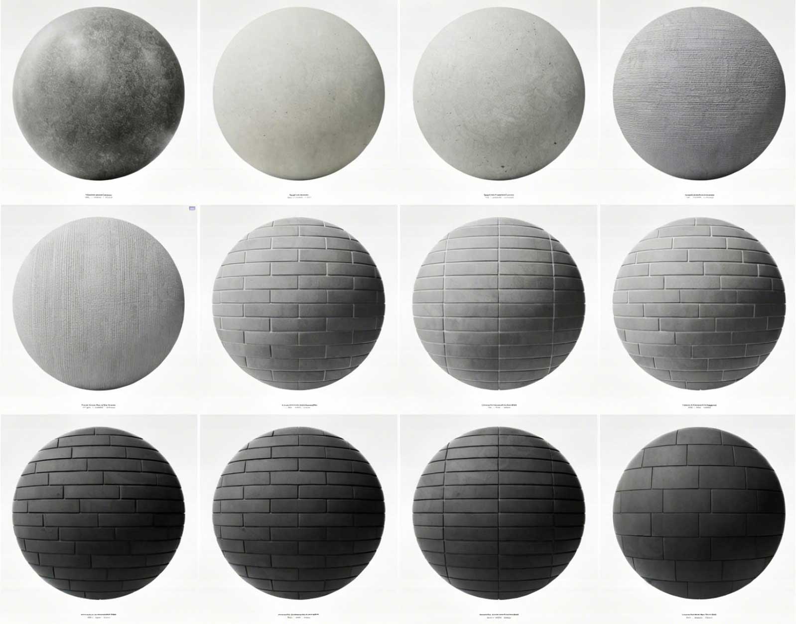 23组4K高清高质量混凝土纹理材质PBR贴图素材合集 Superellipse - Texture Collection Concrete