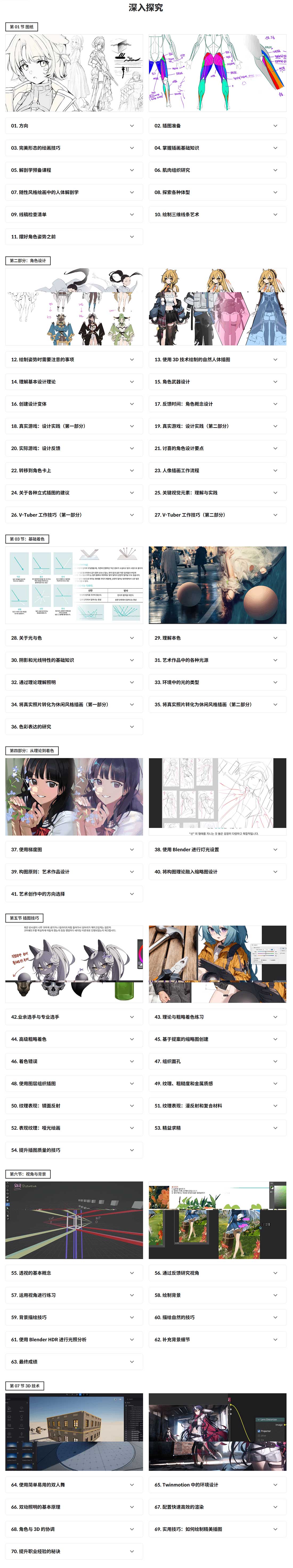 PS游戏角色插画绘画技巧手绘视频教程(中英文字幕)
