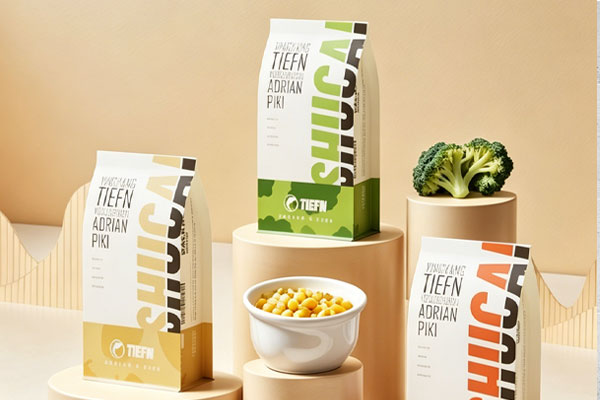 C4D素菜食品包装场景OC渲染工程产品包装C4D模型下载