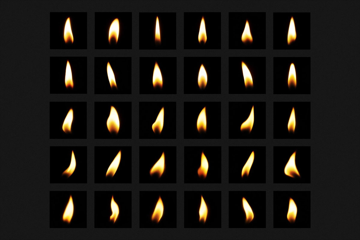 30种真实蜡烛火焰火苗燃烧叠加素材 30 Flame Overlays
