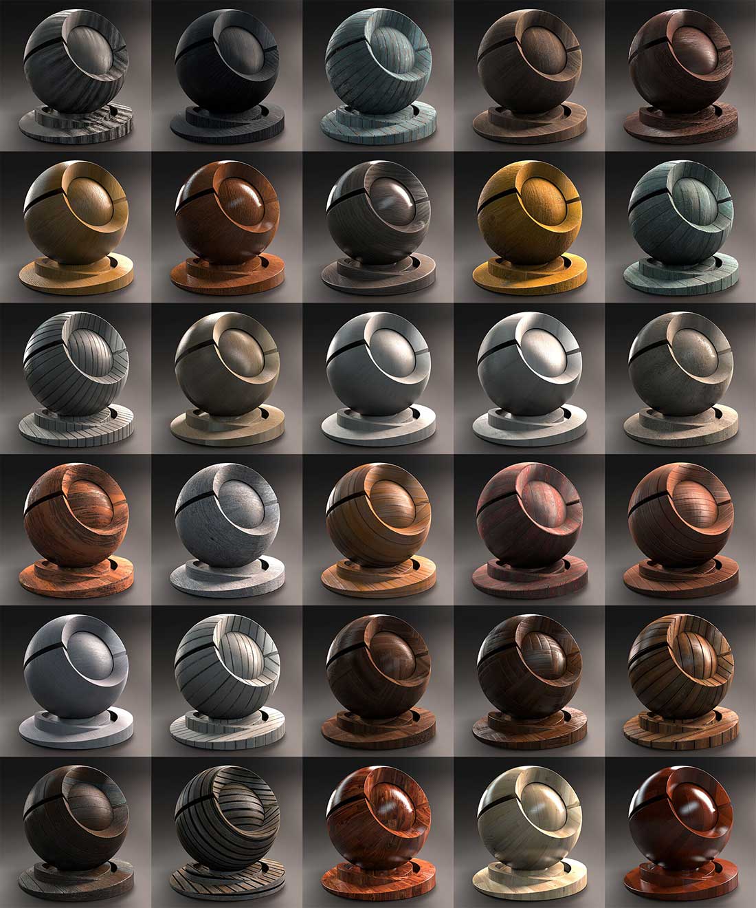 665+C4D独特的常用RS材质球预设合集 REDSHIFT SHADER SUITE FOR C4D V.5