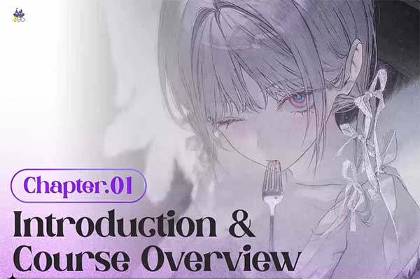 PS/CSP日系人物角色插画数字绘画视频教程(中英文字幕) Character Art The Complete Digital Painting Course