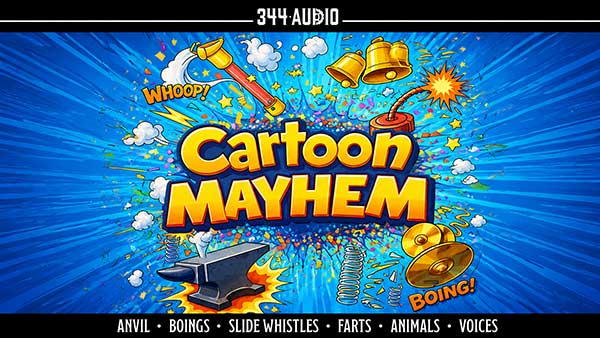 趣味卡通夸张动画音效素材合集 Cartoon Mayhem Mini Library