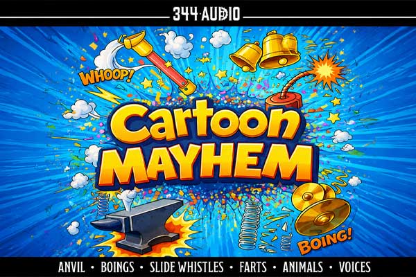 趣味卡通夸张动画音效素材合集 Cartoon Mayhem Mini Library