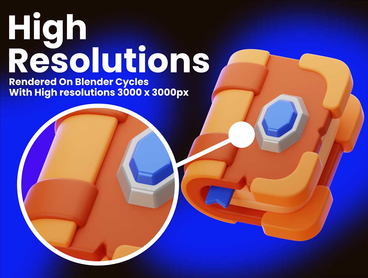 25个高品质欧洲中世纪主题图标3D模型素材 Collection For 25 Medieval 3D Icons