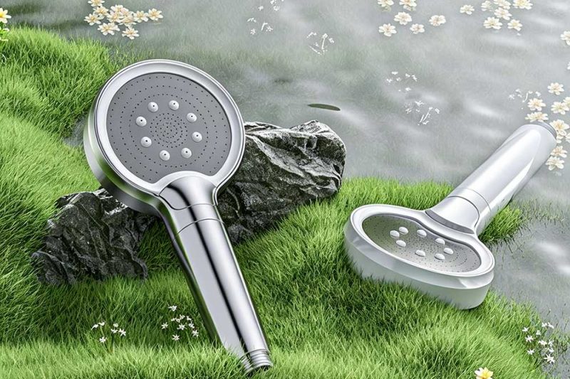 C4D花洒河边草地场景OC渲染工程花洒C4D模型下载
