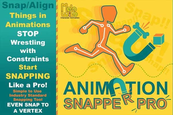 Blender动画关键帧快速吸附与烘焙工具插件 Animation Snapper Pro V2.1 + Switcher V1.2