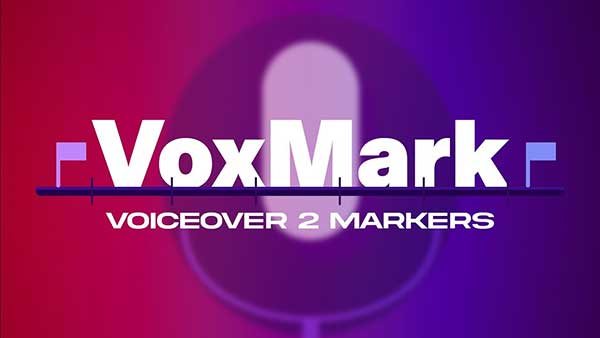 AE/PR人工智能Ai语音转字幕与时间轴标记脚本工具 VoxMark V2.0.0