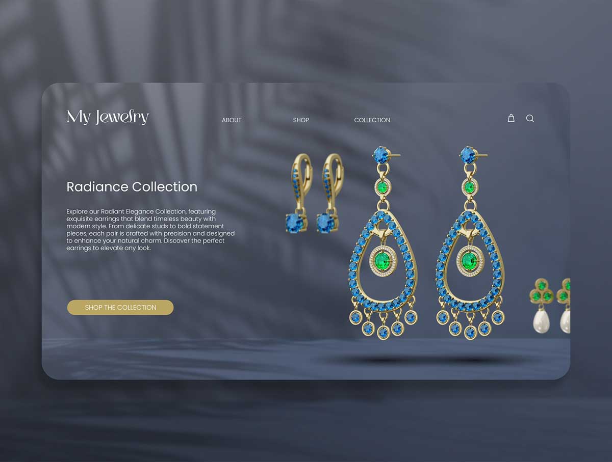 30款高质量3D珠宝模型设计素材下载(Blender,PSD,PNG,FIGMA) 3D Jewelry Icon Set