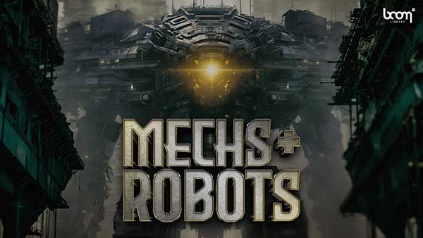 未来科幻机甲机械机器人行走撞击变形及能量特效音效素材合集 Boom Library Mechs & Robots Designed