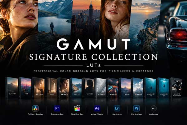 专业影视调色LUTs预设素材包 GAMUT Signature Collection