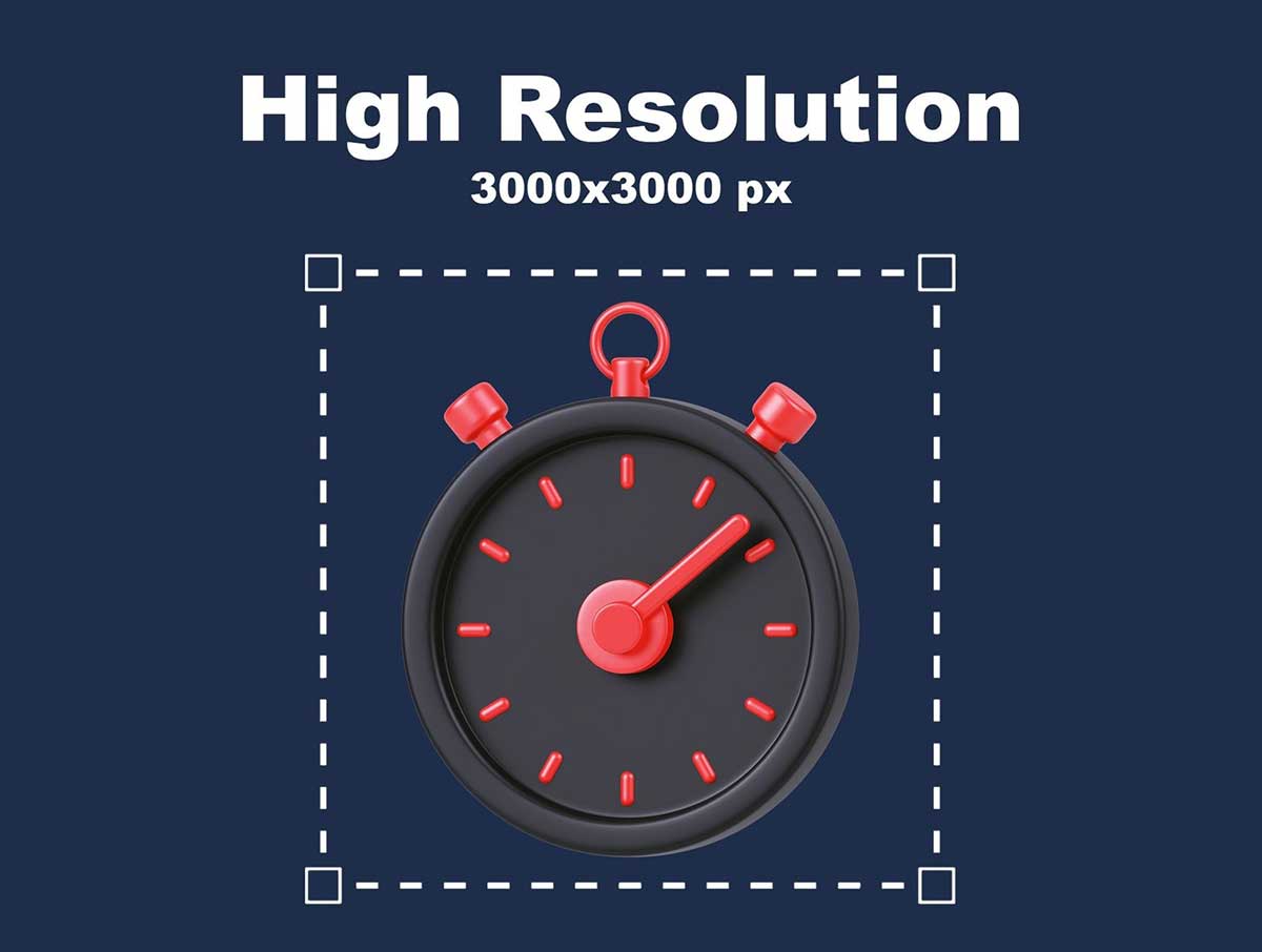 健身用品主题3D图标模型素材(Blender,FBX,PNG) Fitness Items 3D Icon Pack