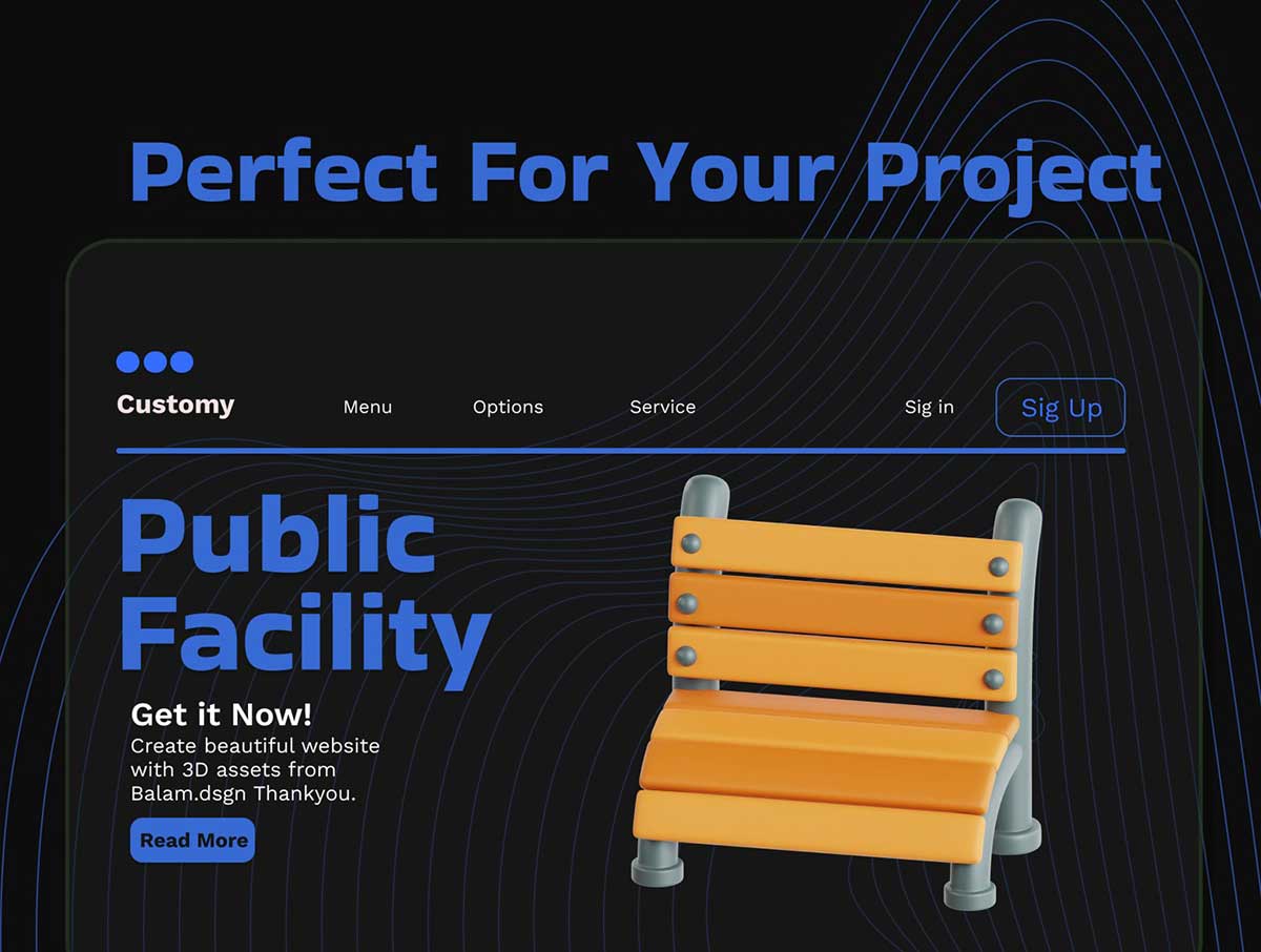 20个卡通街道红绿灯电话亭等公共设施相关3D模型素材 20 Perfect 3D Public Facility