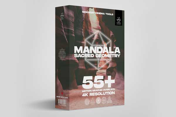 57种4K神圣几何曼陀罗动态图形动画视频素材合集 Sickboat – MANDALA: SACRED GEOMETRY ANIMATIONS PACK