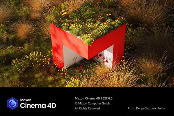 C4D 2027.0.0最新软件安装包 Maxon Cinema 4D 2027.0.0 Win中文/英文版下载