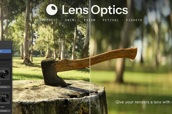 Blender电影光学镜头效果插件 Lens Optics Pro V1.0.0